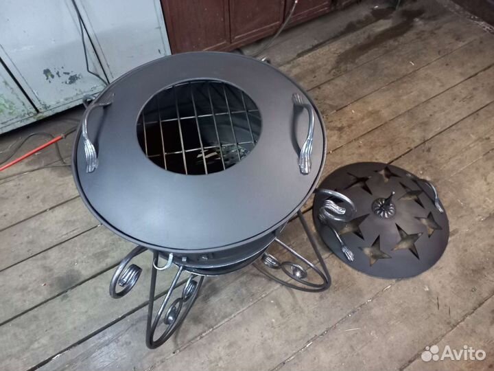 Мангал, коптильня,казан, барбекю