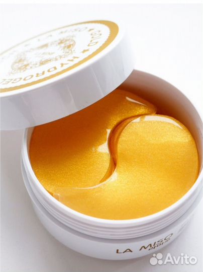 Патчи для глаз LA miso с частицами золота 60 шт