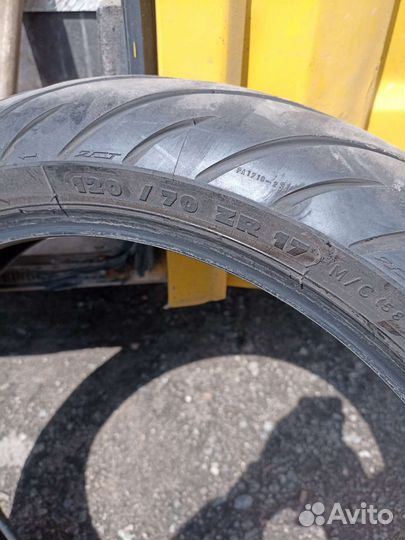 Продам мотошину michelin radial 120/70 r17