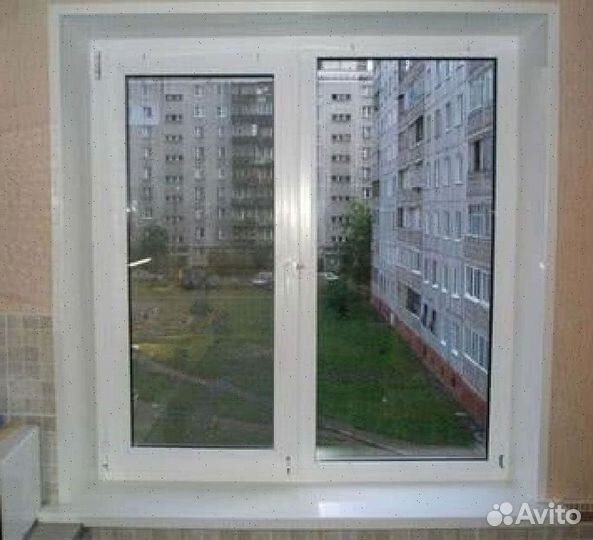 Окно пластиковое Установка