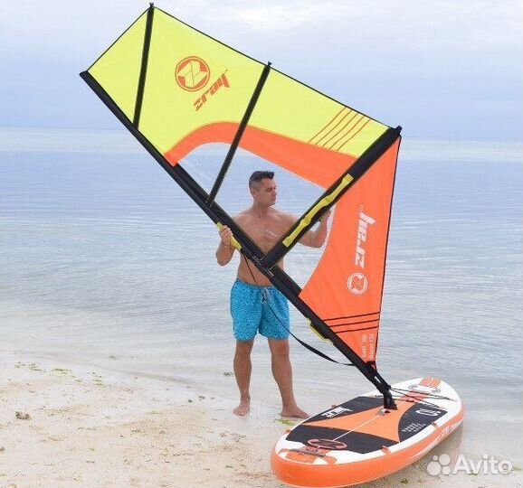 Надувная доска для sup-бординга zray windsurf