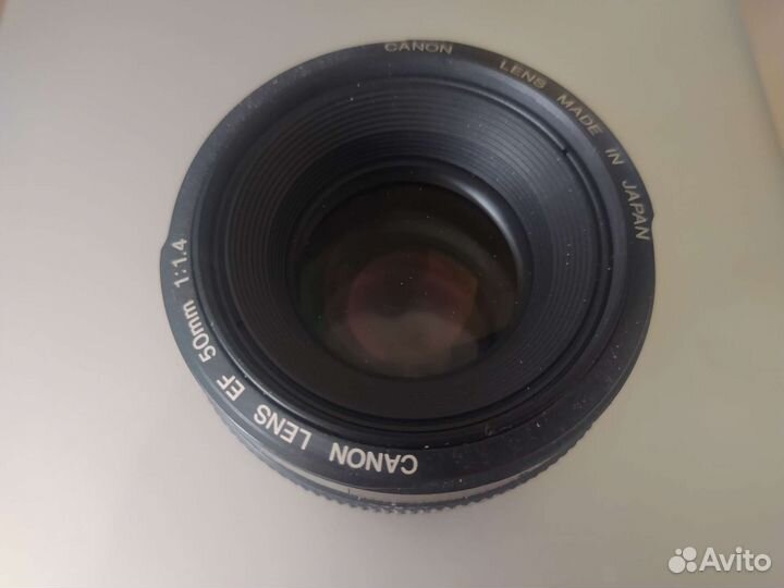 Объектив canon Ef 50mm 1:1.4