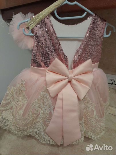 Платье для девочки 86