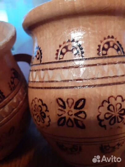 Кружки деревянные, пара