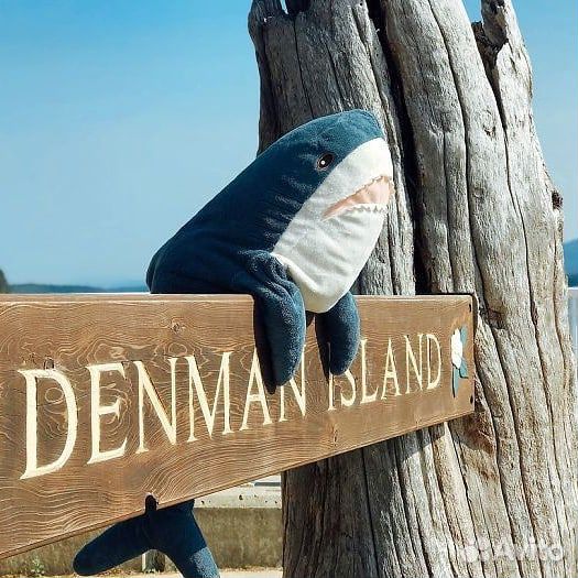 Акула из икеа новая с бирками блохэй