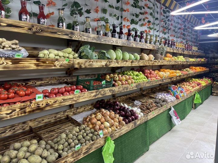 Магазин фрукты и овощи