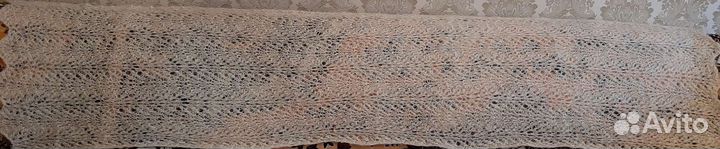 Пуховый шарф новый. Палантин пуховый