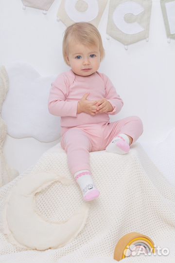 Полукомбинезон для девочки Crockid К 6458-2 (68)