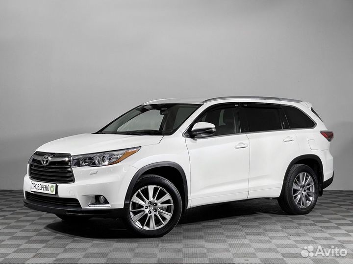 Toyota Highlander 3.5 AT, 2014, 125 000 км