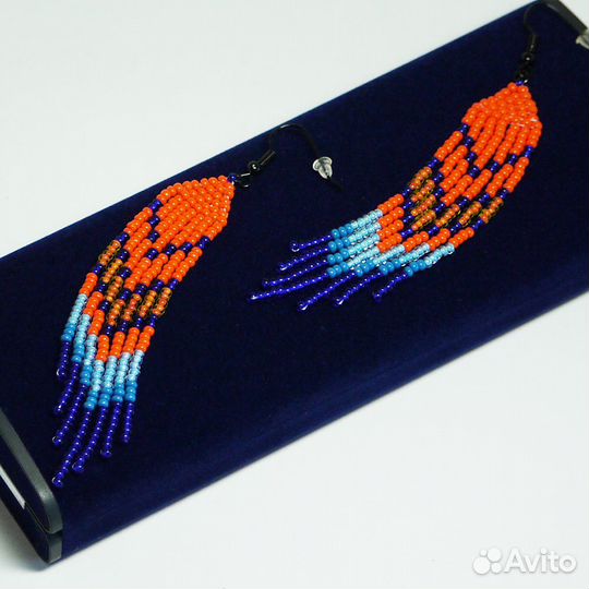 Серьги из бисера