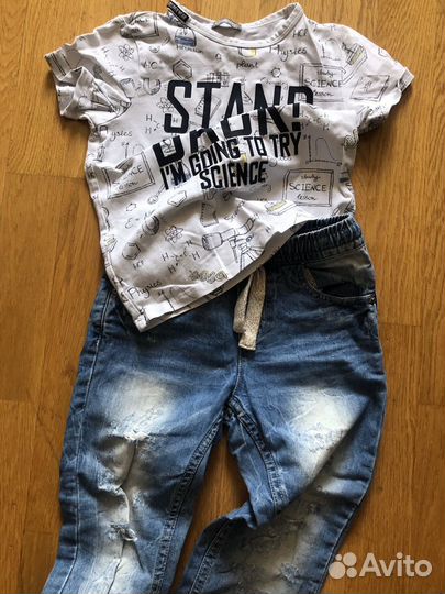 Пакет брендовых вещей для мальчика. 104-110р-р