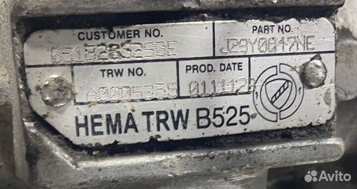 Рейка рулевая fiat Albea