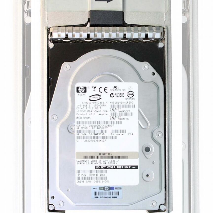 [359441-003] Жесткий Диск Hp Bf14658227 146,8gb Fibre Channel 359441-003