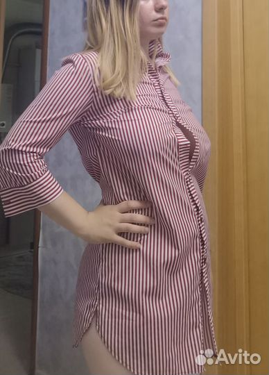 Платье рубашка женская 46-48