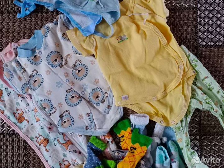 Детские вещи пакетом 56-74