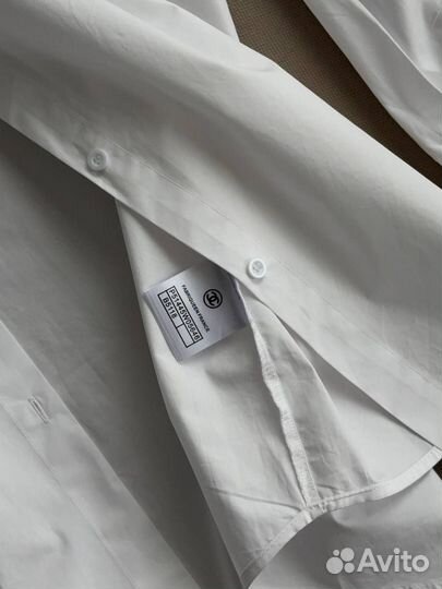 Рубашка белая женская оверсайз Chanel