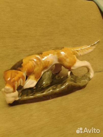 Собака майолика СССР