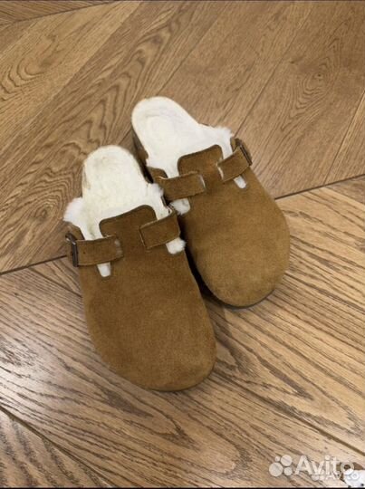 Birkenstock boston с мехом 39