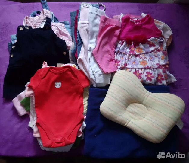 Пакет вещей для девочки от 0 до 3 месяцев+одеяло