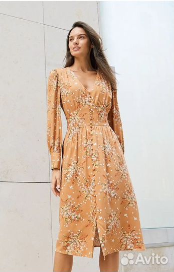 Платье летнее в стиле ретро 48 размер (L)