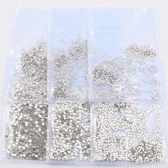 Стразы стекло 1440шт