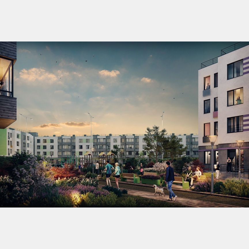 1-к. квартира, 39,5 м², 1/4 эт.