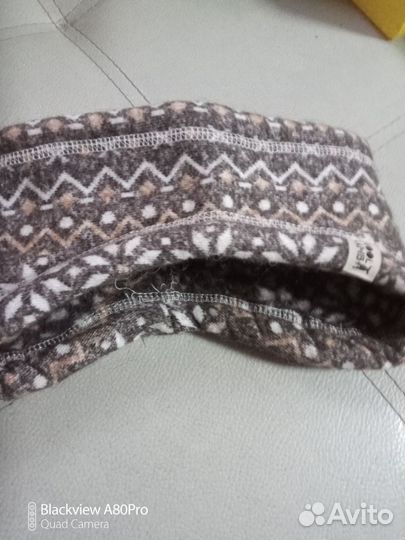 Меховая повязка на голову 