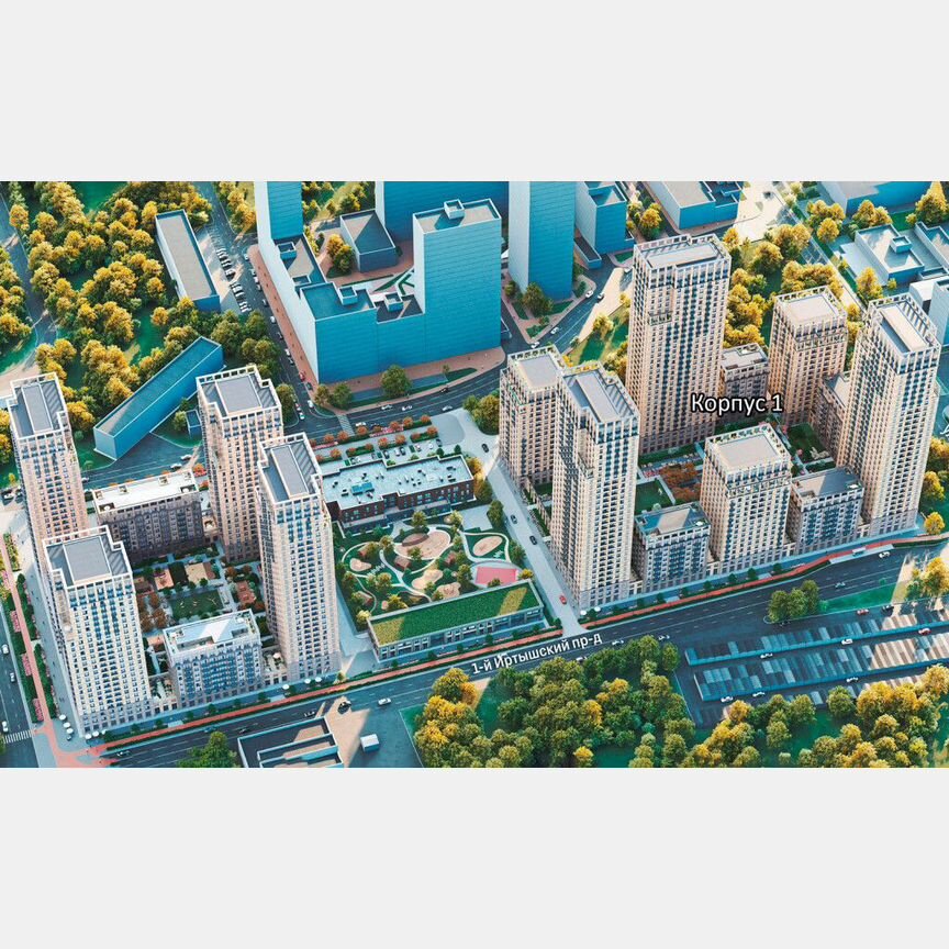 1-к. квартира, 28,6 м², 6/31 эт.