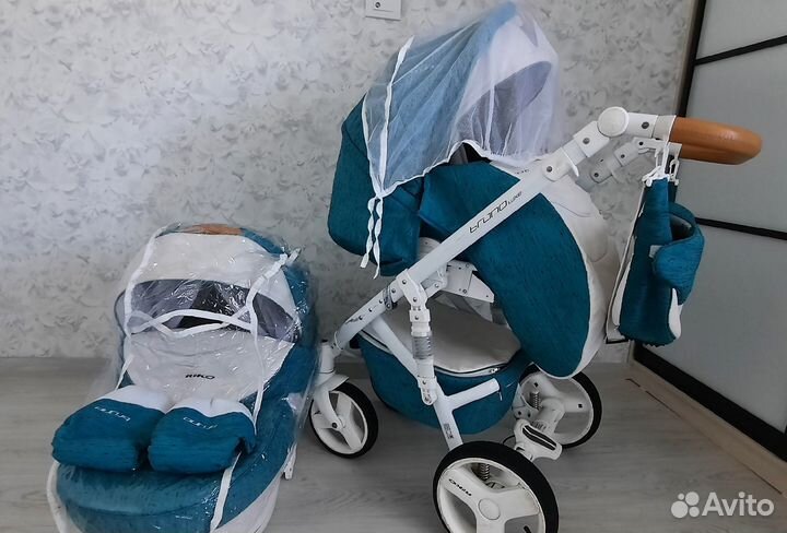 Коляска Riko bruno luxe 2 в 1
