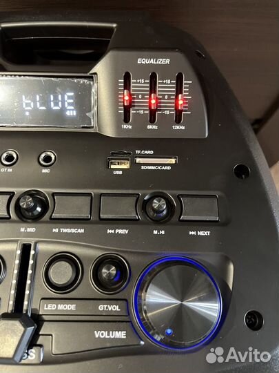 Колонка с караоке комбик 800w