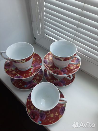 Чайный сервиз с заварным чайником,mona lisa