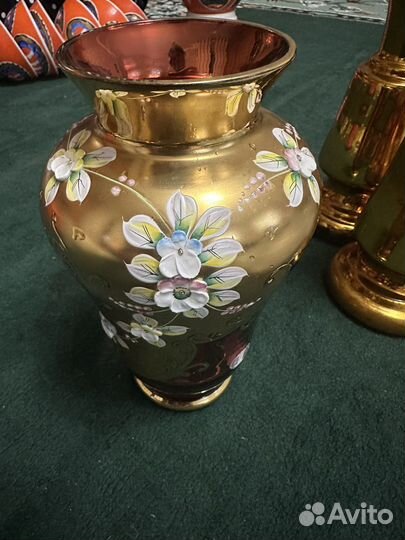 Ваза богемия лепка