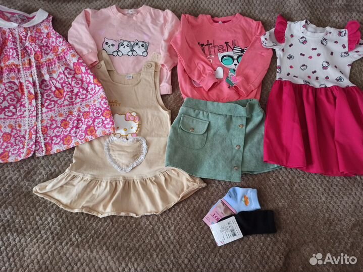 Детские вещи пакетом на девочку 98 104