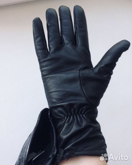 Кожаные перчатки Mohito