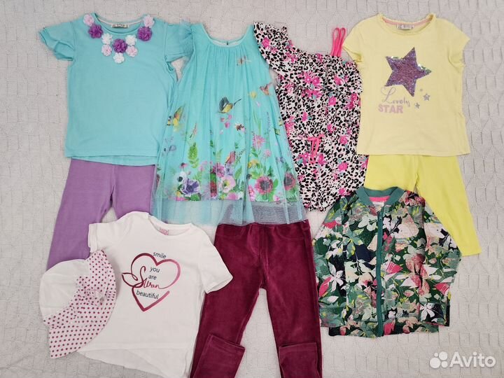 Одежда для девочки пакетом размер 116-122