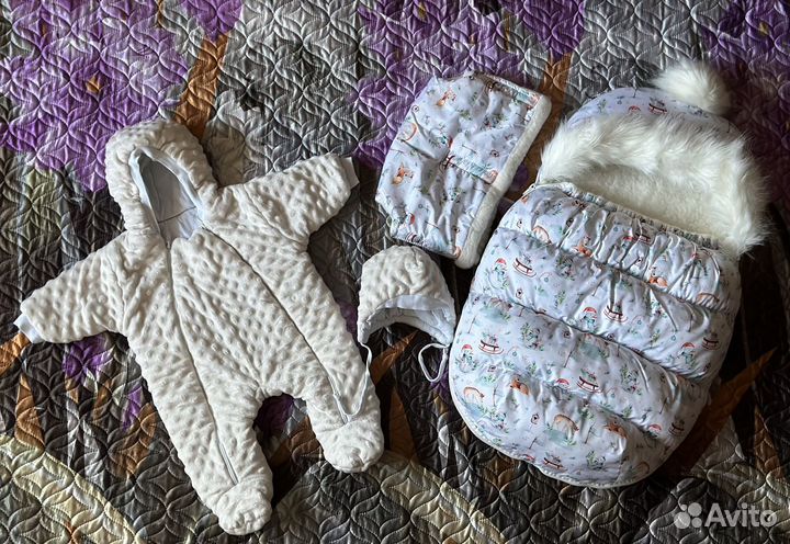 Конверт и комбинезон зимний