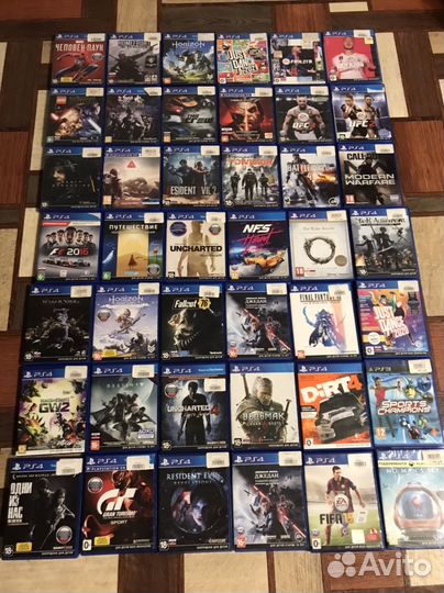 Диски на ps4/ps5 новые и б/у