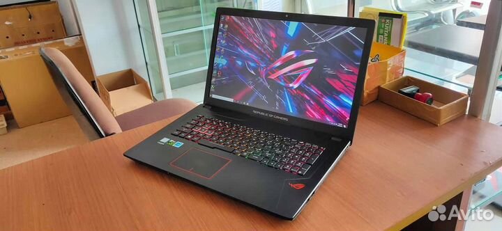 Игровой ноутбук asus ROG Strix, черный, 17.3, торг