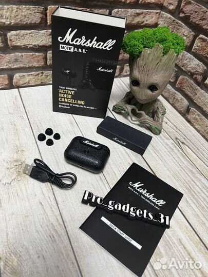 Беспроводные наушники Marshall Motif A.N.C Новые