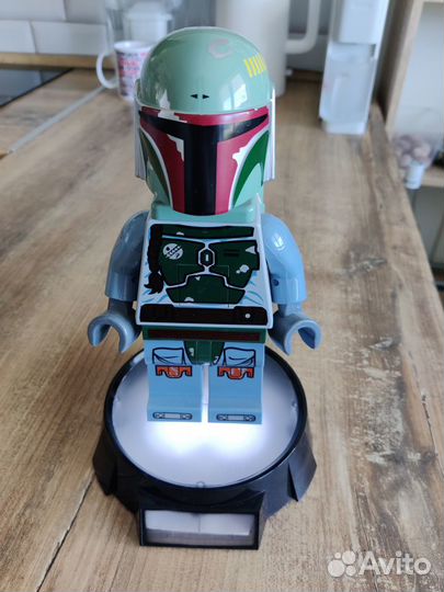 Лего игрушка-ночник Боба Фетт