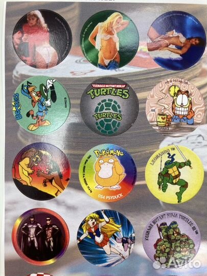 Фишки Кэпсы Кепсы Сотки Поги в виде стикеров