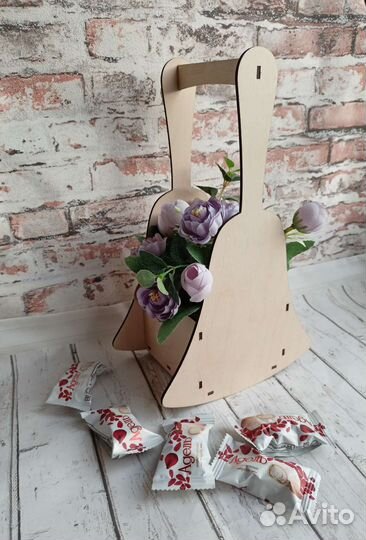 Деревянные кашпо