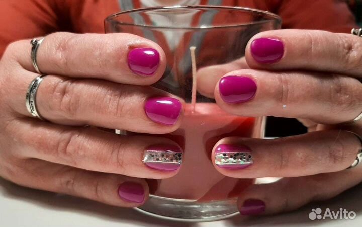 Маникюр с покрытием гель лаком