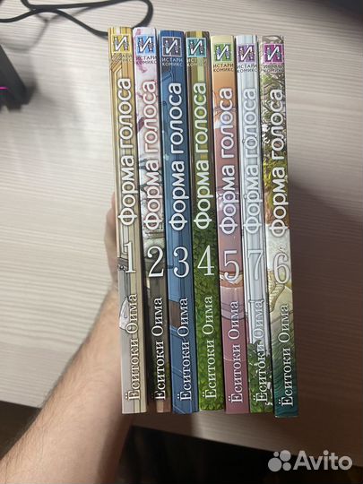 Форма голоса, 7 томов, манга