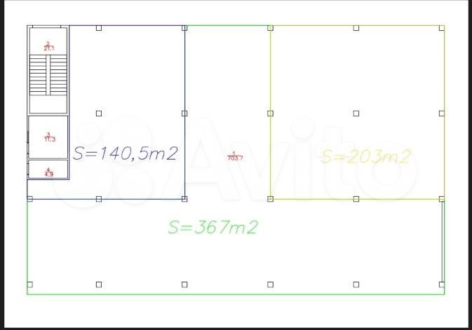 Торговое помещение на 1-й линии, 1 этаж, 203 м2