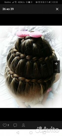 Плетение кос детям, взрослым