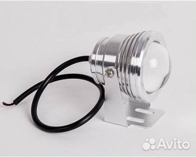 Фара LED линзованная RGB, диаметр 75 мм