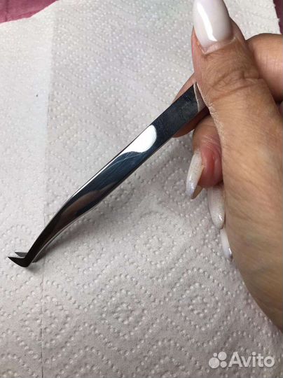 Пинцет для наращивания ресниц