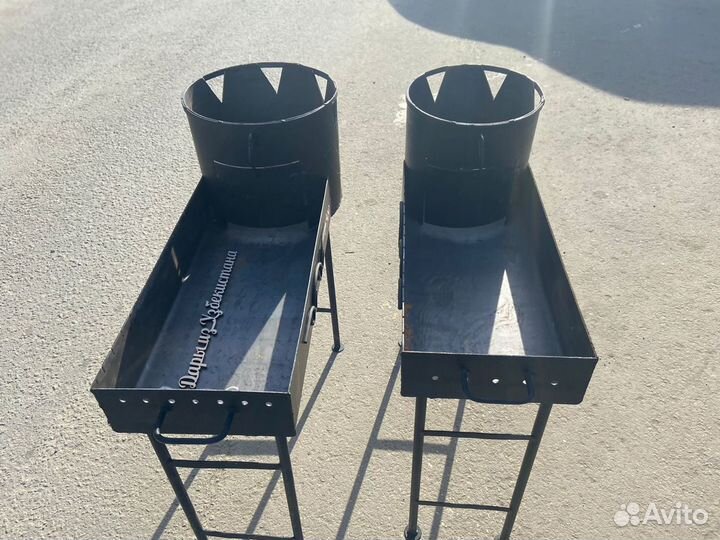 Мангал с очагом