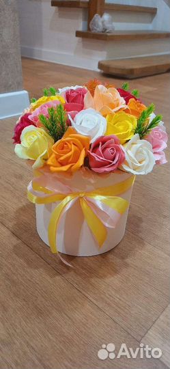 Букет из мыльных цветов